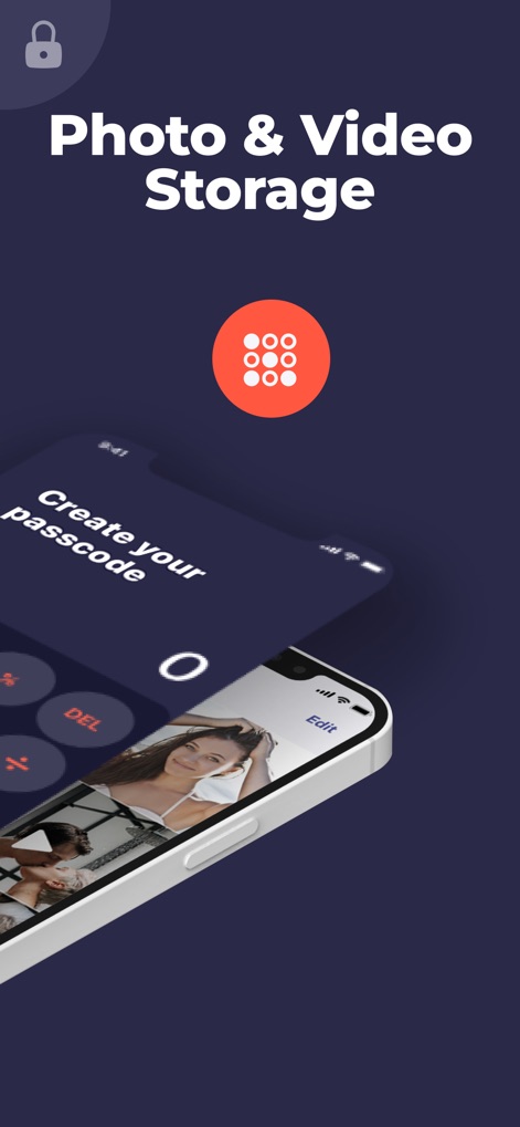 Secret Calculator Photo Vault+ - Nutzer können hier ihren individuellen Passcode festlegen, um den Zugang zum sicheren Medien-Tresor zu kontrollieren und private Fotos sowie Videos zu schützen.