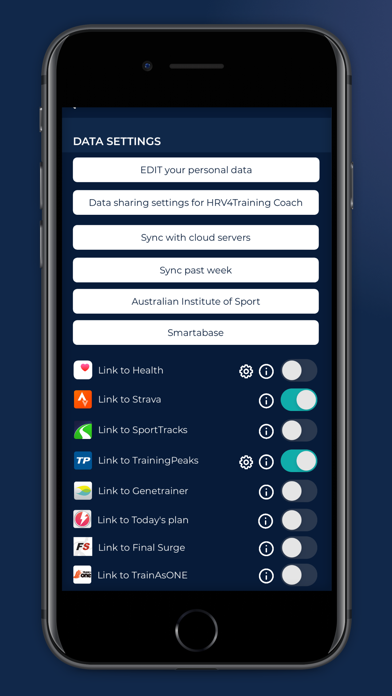 HRV4Training screenshot1