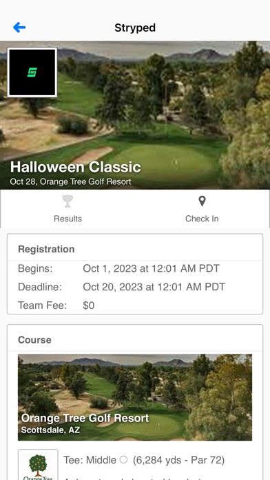 Stryped Golf Club Screenshot