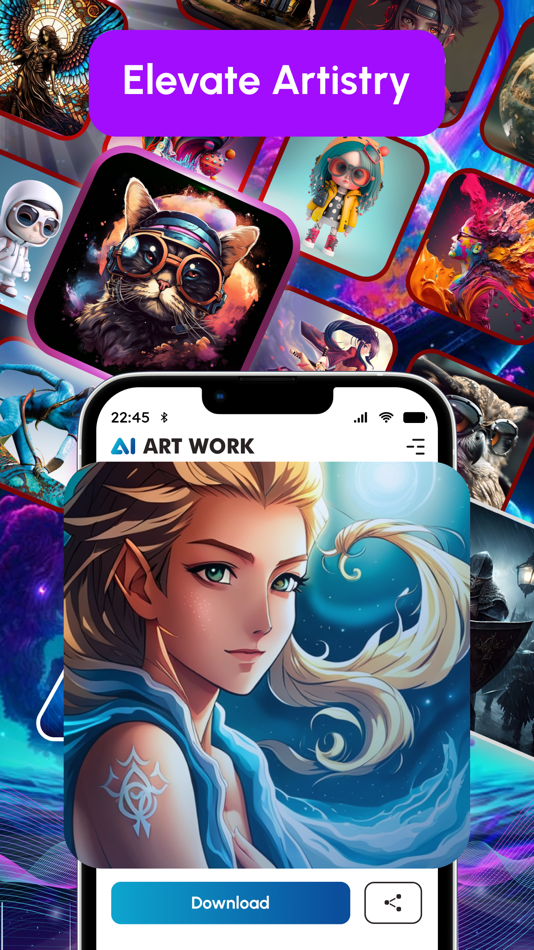 #4. GenAI - AI Art Generator (iOS) Podle: 9ft Learning & Games