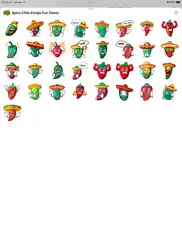 spicy chile emojis fun fiesta ipad capturas de pantalla 1