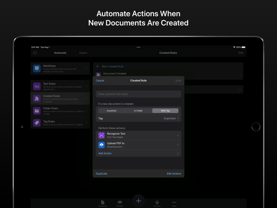 Paperlogix - Document Scanner iPad screenshot 8 - Productivity app