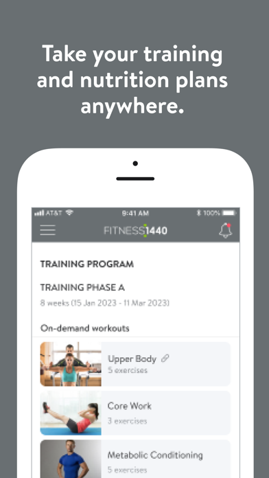 Fitness 1440 White House Screenshot