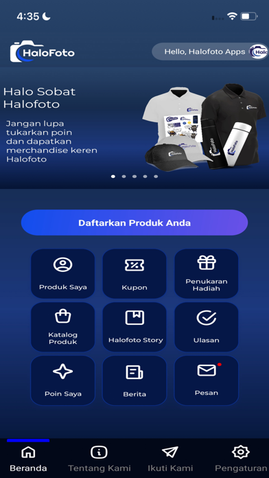 Halofoto App Screenshot