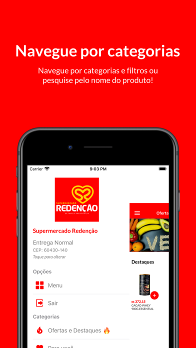 Redenção Supermercado Screenshot