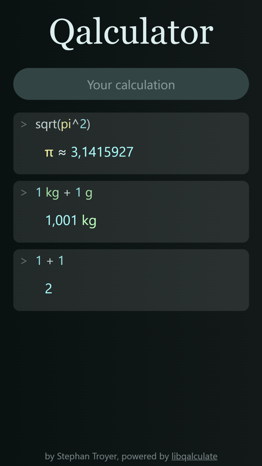 Qalculator.xyz (iOS) 由: Tonalio GmbH