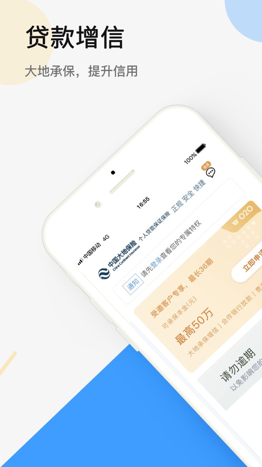 #1. 大地时贷险 (iOS) 作者: 中国大地财产保险股份有限公司