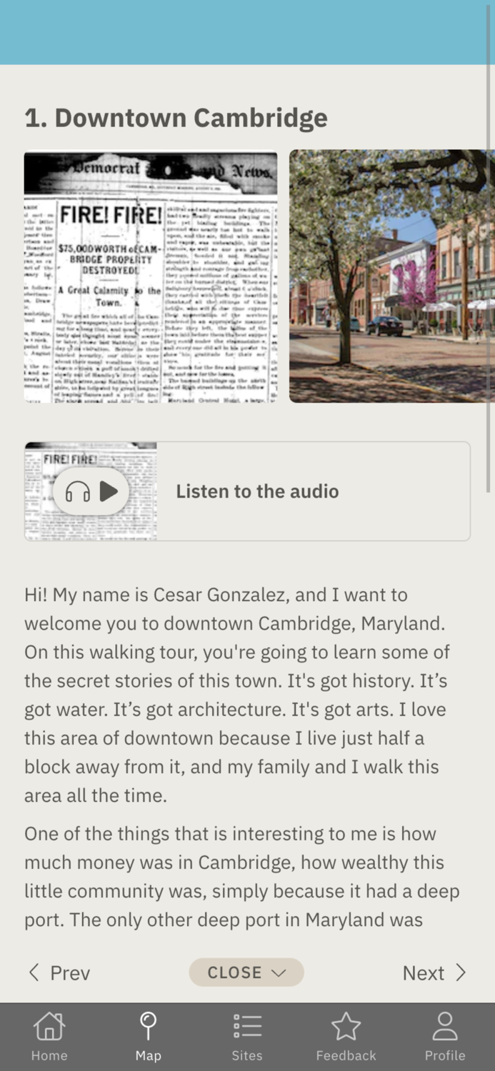 Dorchester County Audio Tours