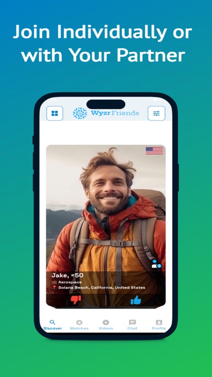 Wyzr: Meet Friends 40+