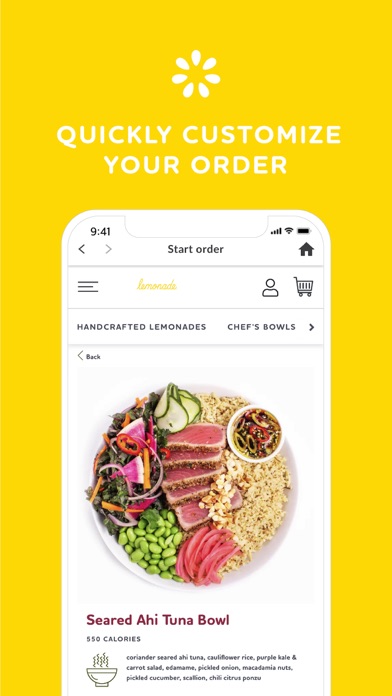 Lemonade Ordering Screenshot