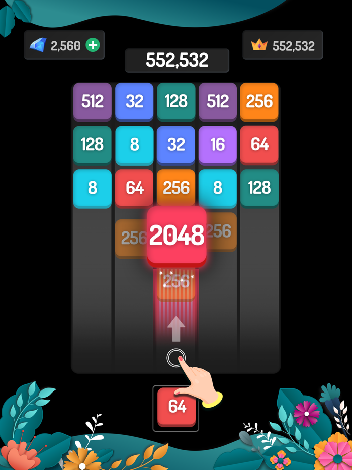 X2 Blocks  2048 Number Puzzle
