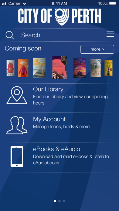 City of Perth Library Screenshot