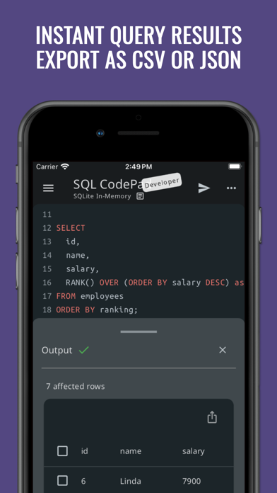 SQL Code-Pad DB Managerのおすすめ画像3