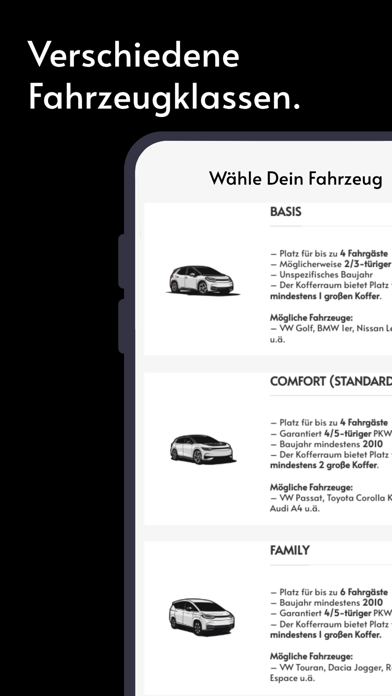quickz - Günstige Fahrten Screenshot