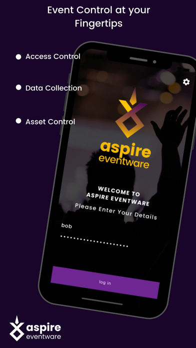 Aspire Eventware Screenshot