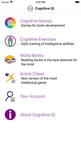 Game screenshot Cognitive IQ apk