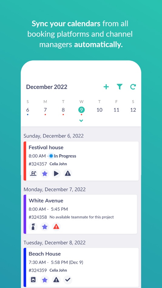 #2. Turno Hosts (iOS) By: TidyDaily Inc