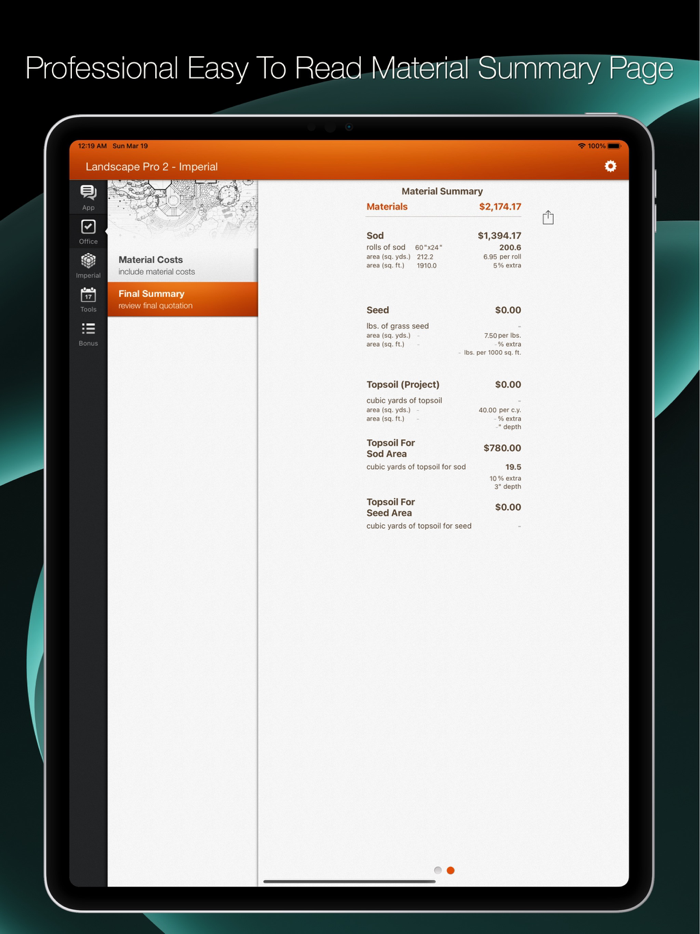 Landscape Pro Estimator