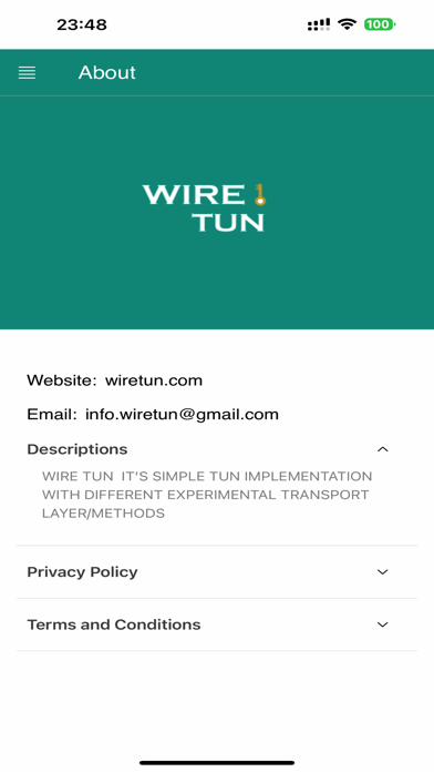 WIRE TUN Screenshot