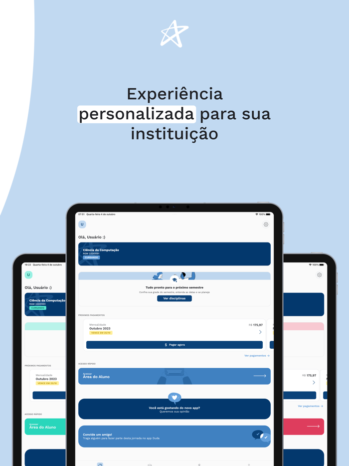 Duda aplicativo de estudante