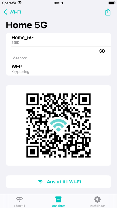 Mitt Wi-Fi med QR-kod