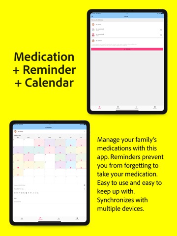 家族のお薬カレンダーのおすすめ画像1
