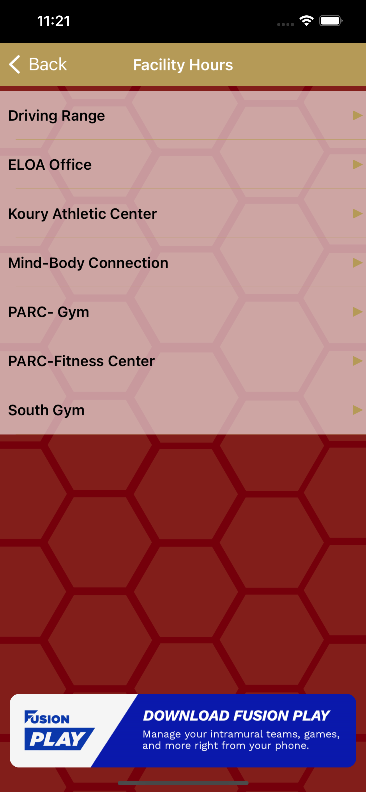 Elon University RecWell