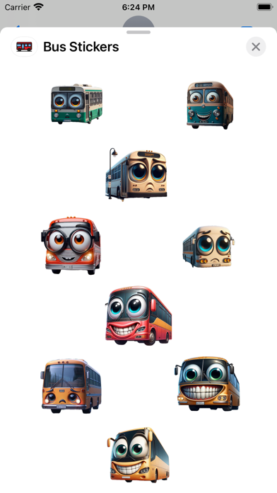 Screenshot #1 pour Bus Stickers