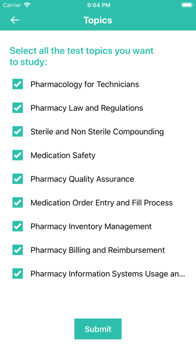 Gold Star Pharmacy Tech Prep Screenshot
