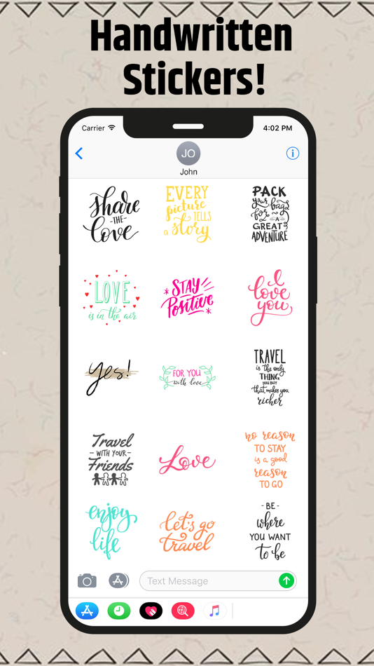 Handwritten Stickers! - 1.2 - (iOS)