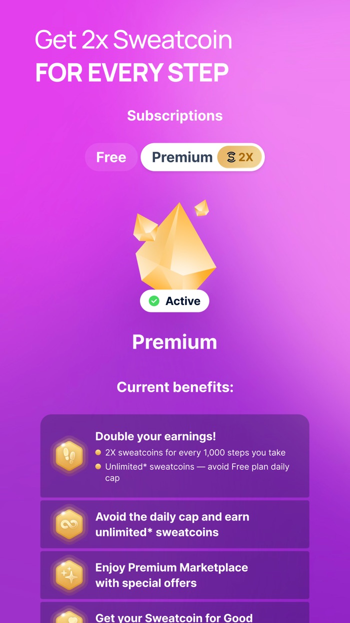 Sweatcoin Walking Step Counter