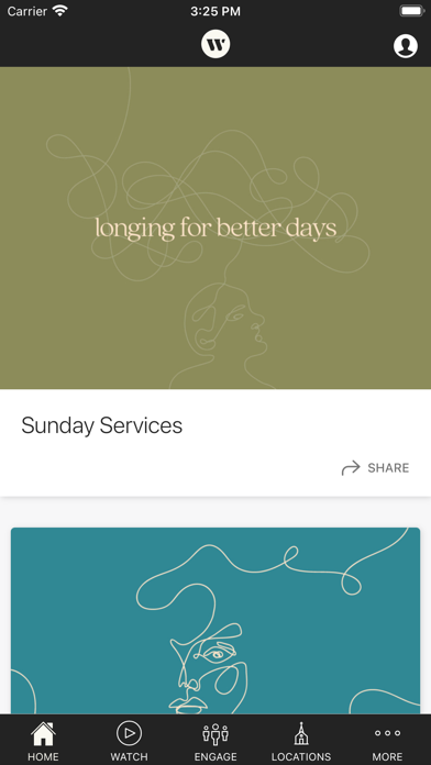 Westwood Community Church app Screenshot