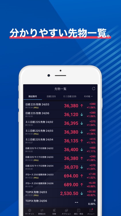 SBI証券 先物・オプションアプリ screenshot-6
