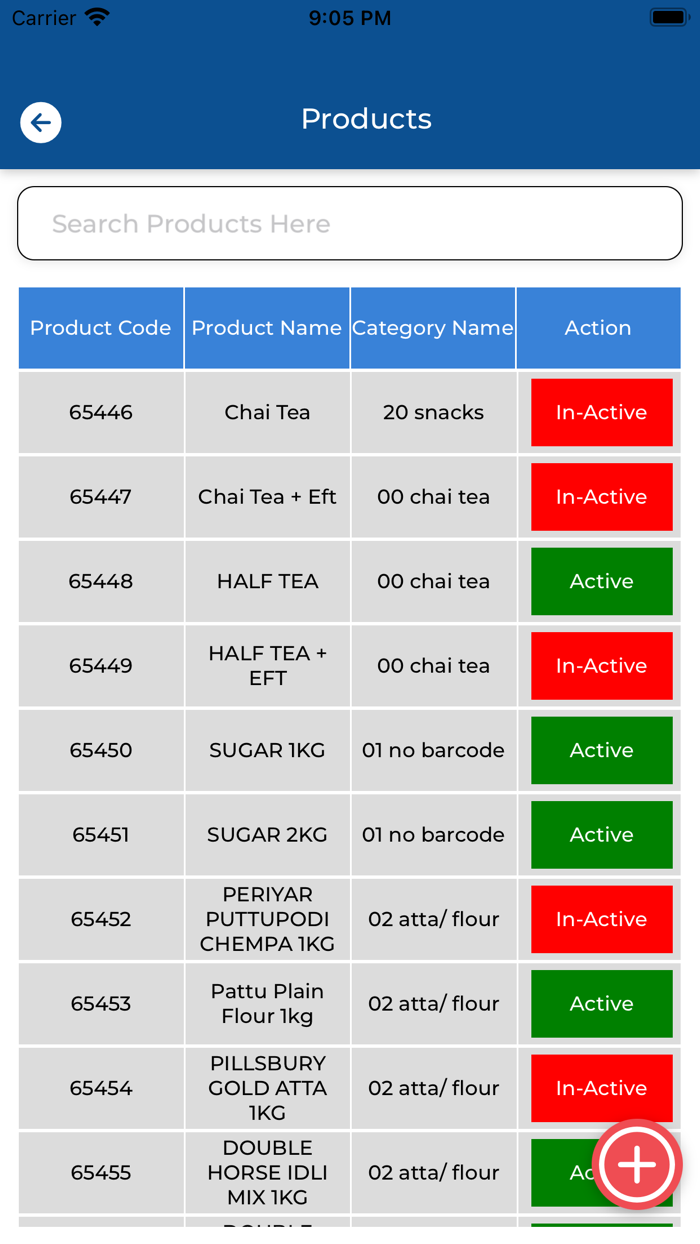 Retail MPOS Billing Inventory