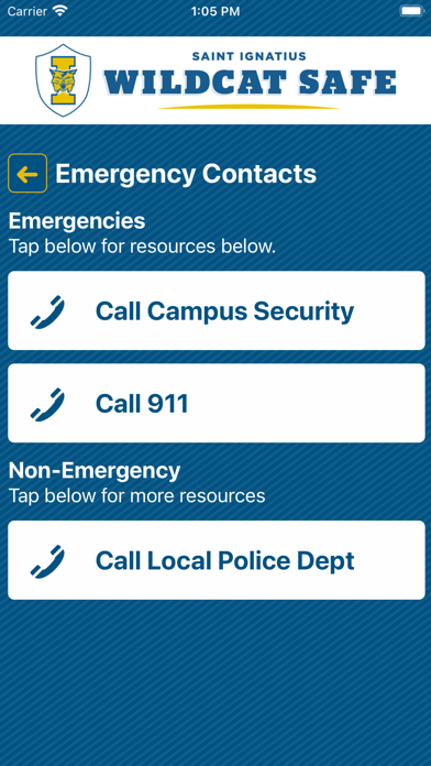 Wildcat Safe - St. Ignatius HS Screenshot