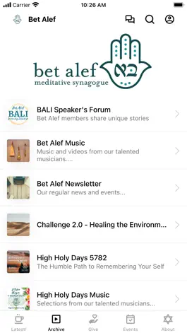 Game screenshot Bet Alef Meditative Synagogue apk