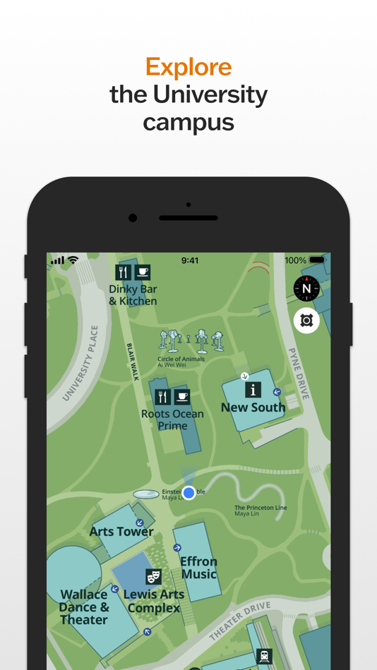 #1. Princeton Campus Map (iOS) 由: Princeton University