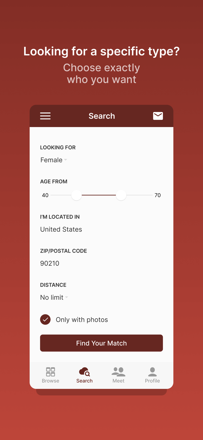 Widow Singles Dating App