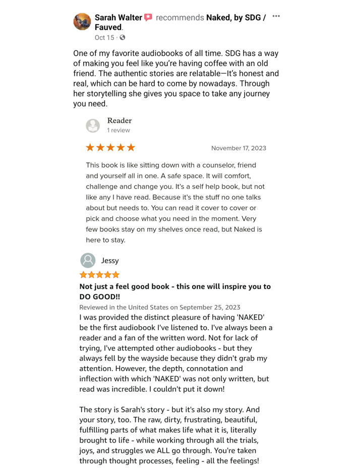 Naked by SDG Audiobook