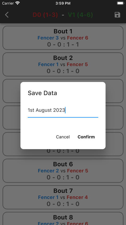 #9. Fencing Scores (iOS) Podle: Jian Yang Lim