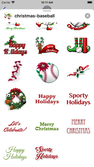 Baseball Holidays Screenshot