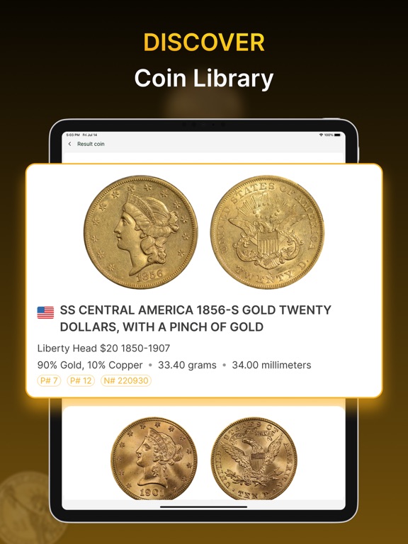 Coin Identifier - Coin Value iPad screenshot 4 - Finance app