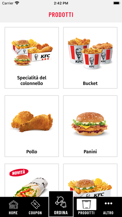 KFC Italia Screenshot