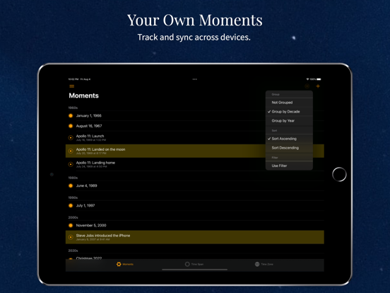 Moments₂: Count Your Blessings iPad screenshot 2 - Utilities app
