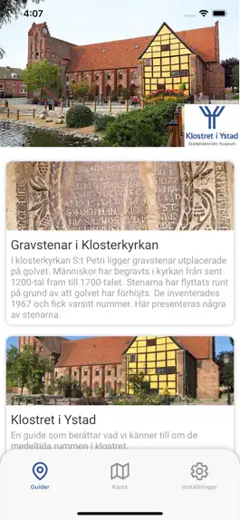 Game screenshot Klostret i Ystad Guide apk