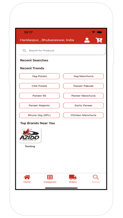 Azido Delivery Screenshot