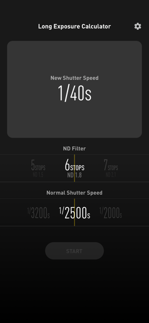 ‎Long Exposure Calculator Screenshot