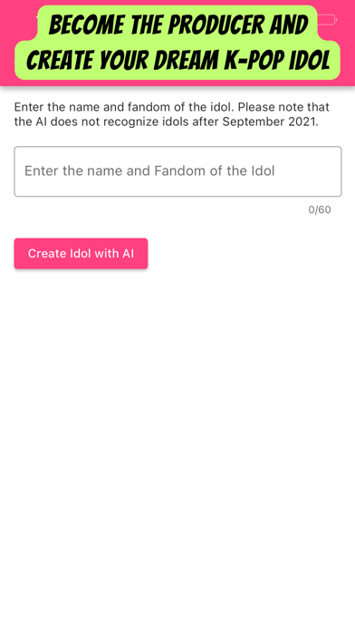 Chat with AI Kpop Idols Screenshot