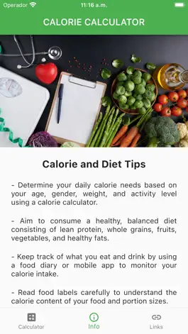 Game screenshot Calorie Calculator for Diet apk
