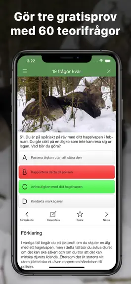Game screenshot Jägarexamen Lite apk